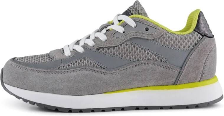 Woden Reflecterende Sneaker Hailey Gray Dames