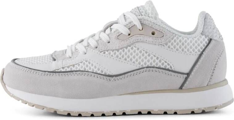 Woden Reflecterende Sneaker Hailey White Dames