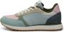 Woden Ronja Color-Blocked Leren en Textiele Sneakers Blauw Dames - Thumbnail 3