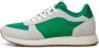 Woden Ronja Color-Blocked Leren Sneakers Green Dames - Thumbnail 3