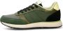 Woden Ronja Color-Blocked Leren en Textiele Sneakers Green Dames - Thumbnail 2