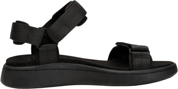 Woden Stijlvolle Line Sandalen Black Dames