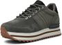 Woden Suede Plateau Sneaker met Hielstabilisator Gray Dames - Thumbnail 2