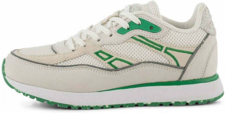 Woden Sneakers Hailey Tech Mesh White Basil Wit Dames