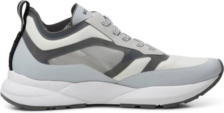 Woden Transparante Stelle Sneakers Gray Dames