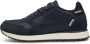 Woden Waterdichte Sneaker met Gerecycled Nylon en Leren Details Blauw Dames - Thumbnail 1