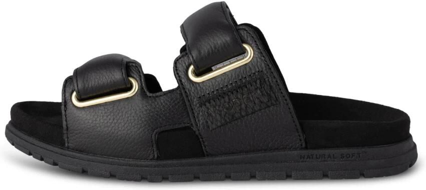 Woden Lisa Leather Sandalen Black Dames - Foto 2