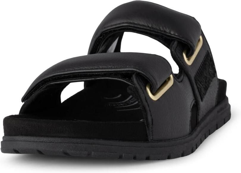 Woden Lisa Leather Sandalen Black Dames - Foto 6