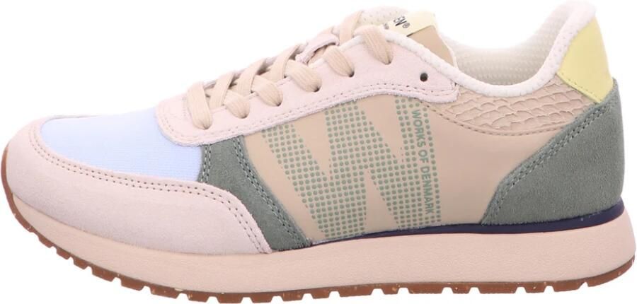 WODEN Sneakers laag 'Ronja' beige lichtgeel jade groen - Foto 9