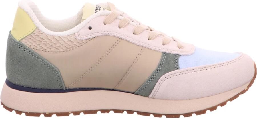 WODEN Sneakers laag 'Ronja' beige lichtgeel jade groen - Foto 11