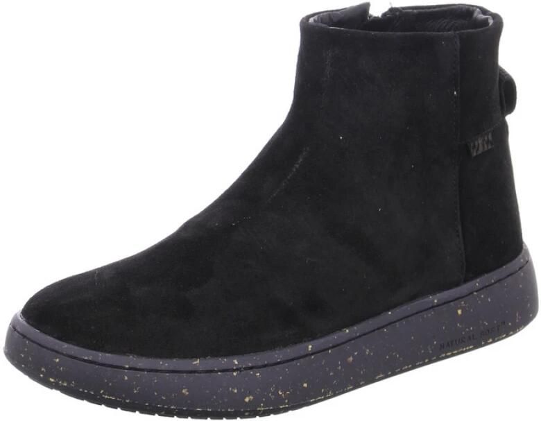 Woden Side Zip-Through Boots Zwart Dames - Foto 2