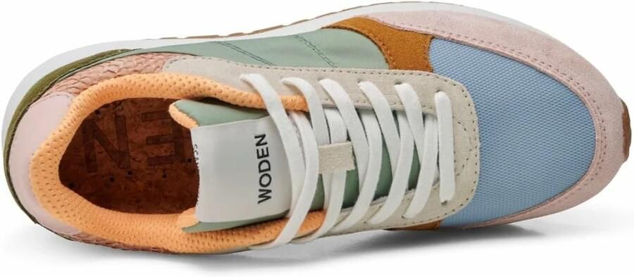 Woden Innovatieve Leren Sneakers met Sportieve Look Multicolor Dames - Foto 8
