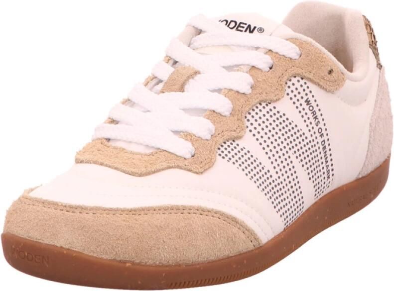 Woden Nanna Sneakers wit Leer Dames - Foto 7