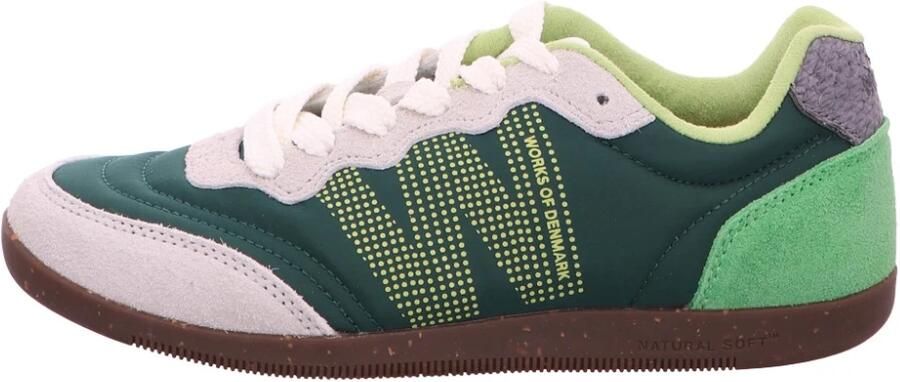 WODEN Sneakers laag 'Nanna' lichtgrijs donkergroen - Foto 9