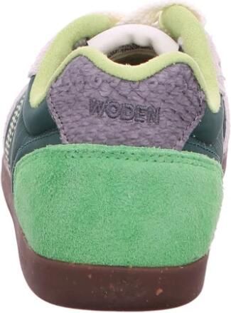 WODEN Sneakers laag 'Nanna' lichtgrijs donkergroen - Foto 13