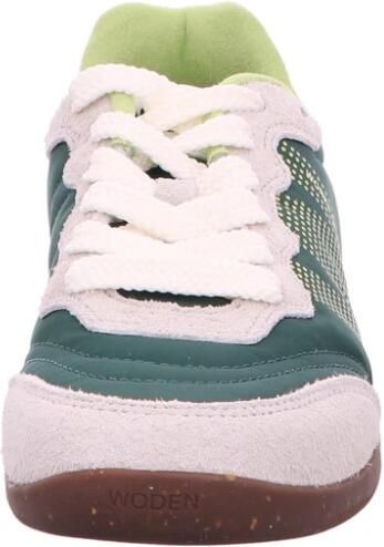 WODEN Sneakers laag 'Nanna' lichtgrijs donkergroen - Foto 12