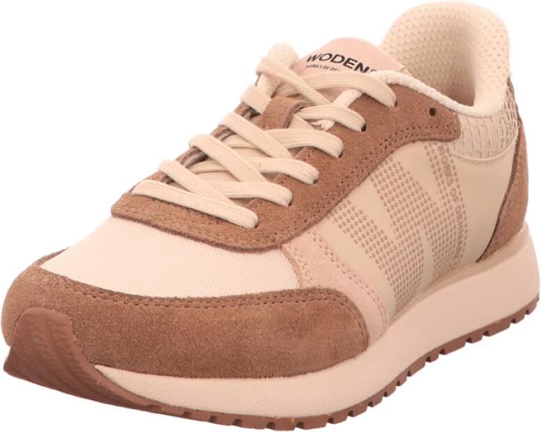 Woden Dames Lage sneakers Ronja Beige Textiel - Foto 3