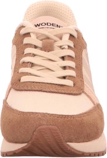 Woden Dames Lage sneakers Ronja Beige Textiel - Foto 4
