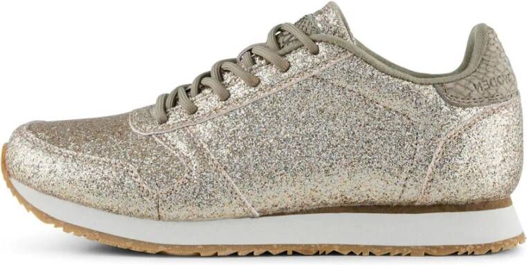 Woden Ydun Glitter Beige Dames