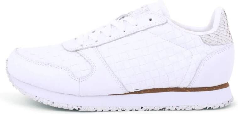 Woden Sneaker uit de North Sea collectie met vlechtdetails White Dames - Foto 2