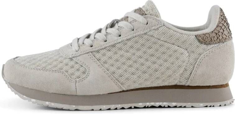 Woden Ydun Suede Mesh II Beige Dames