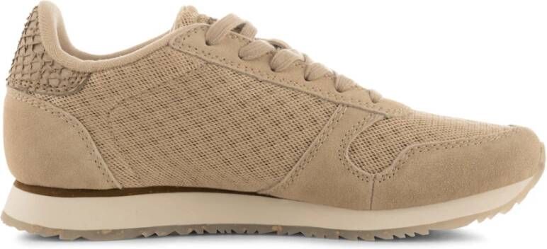 Woden Ydun suede mesh ii Beige Dames