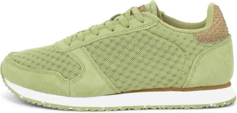 Woden Ydun Suede Mesh II Groen Dames