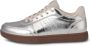 Woden Zilver Metallic Leren Sneaker Gray Heren - Thumbnail 1