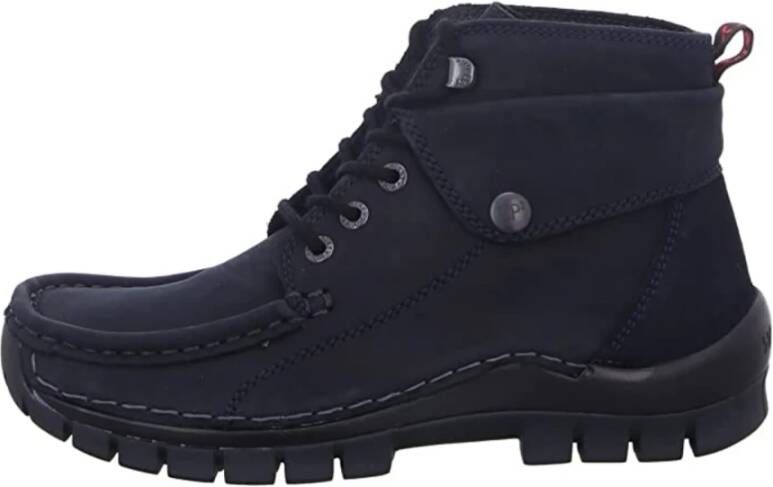 Wolky Blauwe Stijlvolle Schoenen Blue Dames