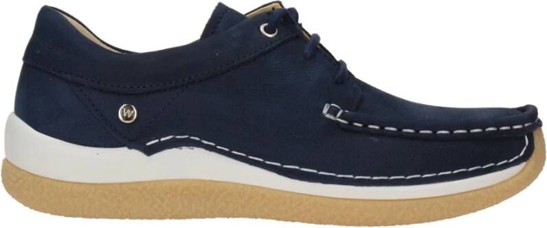 Wolky Comfort Veterschoenen Blue Dames