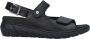 Wolky Comfortabele Zwarte Sandaal met Verstelbare Banden Black Dames - Thumbnail 3