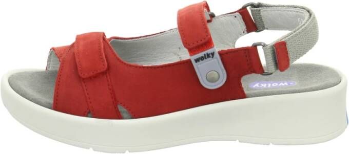 Wolky Rode Sandaal Gobe Stijl
