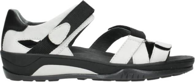 Wolky Sandalen 0105030 121 Ripple Savan Leather 121 Zwart Dames
