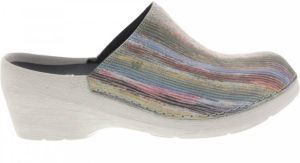 Wolky Dames Slippers 0607543 910 Clog White Multi