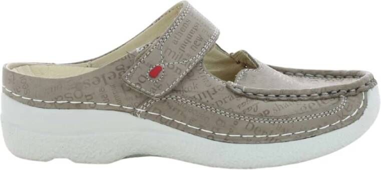 Wolky Comfortschoenen Roll Slipper taupe letter nubuck - Foto 6