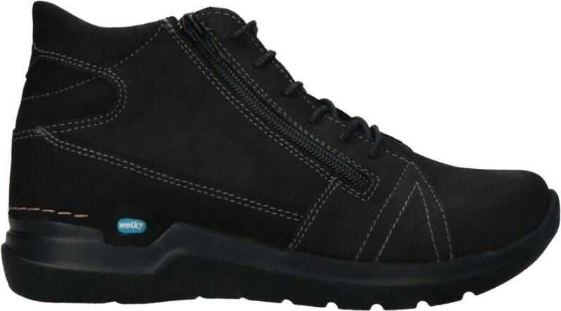 Wolky Why veterboot Zwart Dames