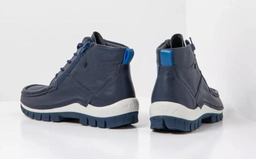 Wolky 0474030-820 dames veterboots sportief blauw - Foto 3