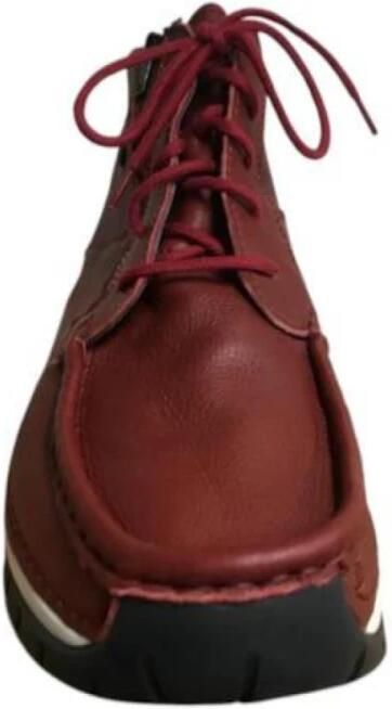 Wolky 0474030 553 Veterschoenen Rood Leer Dames Rood - Foto 5