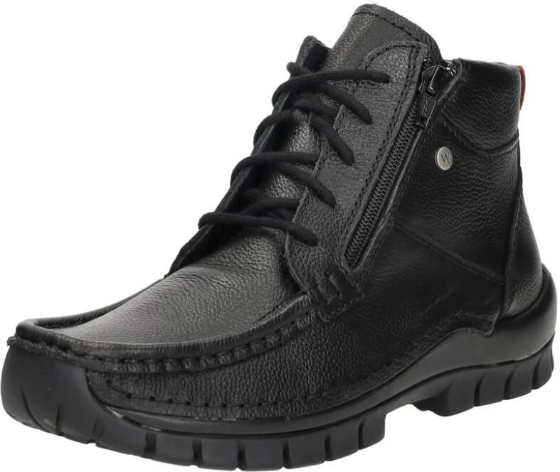 Wolky Zwarte Leren Veterschoenen Zwart - Foto 8
