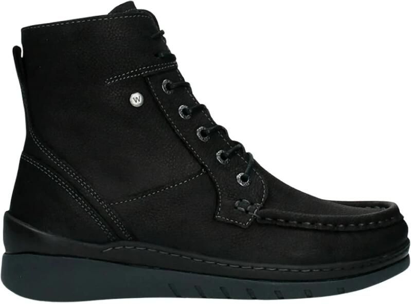Wolky Veterschoenen Next zwart nubuck - Foto 2