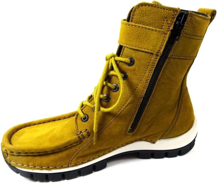 Wolky half hoge veterboots 0473811.940 geel - Foto 3