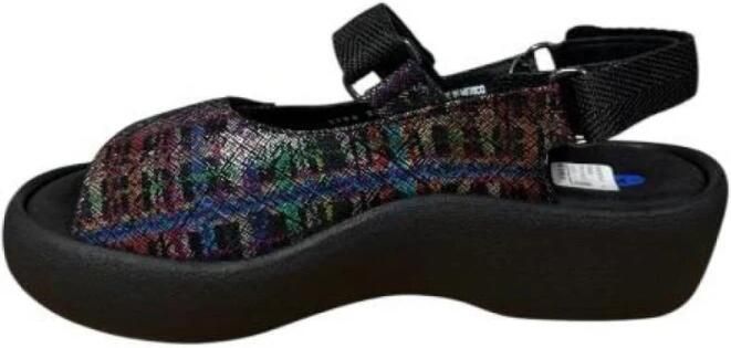 Wolky 0320478.970 Jewel sandaal Giza Print Black Multi - Foto 11