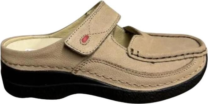 Wolky Dames Klompen 06227 Roll Slipper Beige