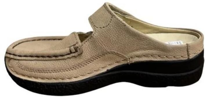 Wolky Dames Klompen 06227 Roll Slipper Beige - Foto 4