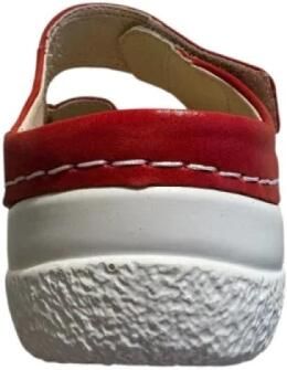 Wolky 0622736 570 Roll Slipper Muilen Rood Leer Dames Rood - Foto 5