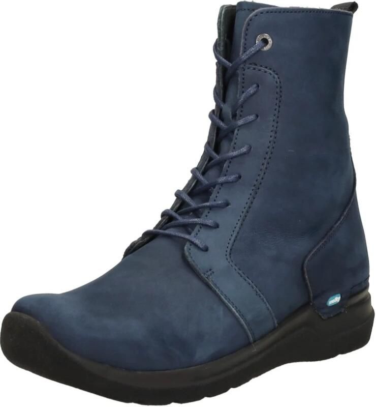 Wolky Viper Veterschoenen Hoog blauw - Foto 3