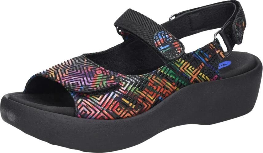 Wolky Dames Sandalen 03204 Jewel Zwart Multi - Foto 4