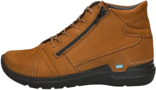 Wolky Dames Veterboot Why Antique Nubuck 0660611 430 Cognac - Foto 3