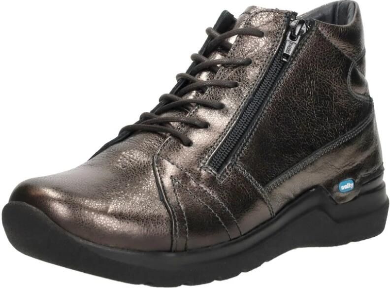 Wolky Brons Leren Dames Veterschoen - Foto 2