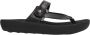 Wolky Zomerse Zwarte Leren Flip-Flops voor Vrouwen Black Dames - Thumbnail 2